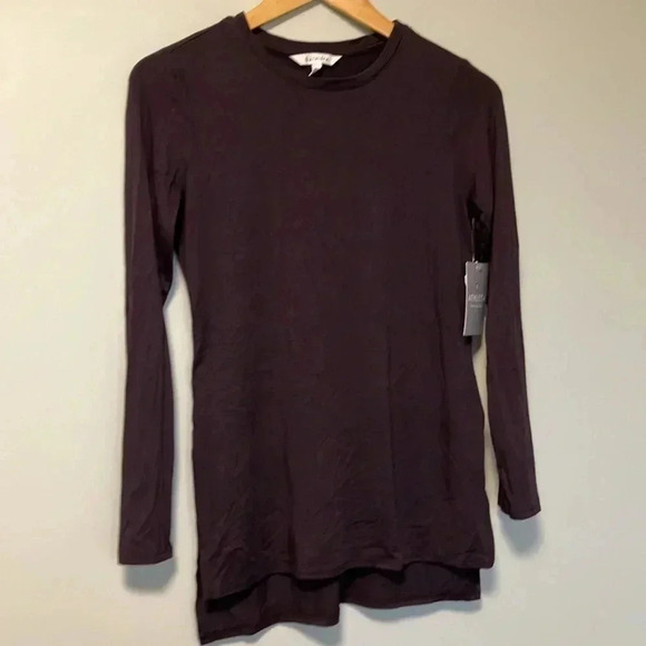 NWT Athleta long and lean wira eggplant purple  tee - Picture 5 of 8